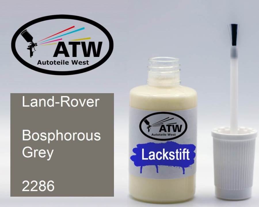 Land-Rover, Bosphorous Grey, 2286: 20ml Lackstift, von ATW Autoteile West.